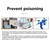 Digital Thermometer Humidity Monitor Tuya APP Notification Alerts Smart WiFi Temperature Humidity Sensor for Home Bedroom Office Greenhouse Real-time Clock LCD Display Humidity Meter Room Thermometer