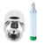 CO2 Cylinder Adapter Female Thread TR21‑4 to Male Thread CGA320 for Soda Machine Soda Tank