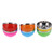 6Pcs set Color Stainless Steel Bowl Heat Insulation Salad Noodles Bowl for Home Kitchen(13cm S )