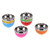 6Pcs set Color Stainless Steel Bowl Heat Insulation Salad Noodles Bowl for Home Kitchen(13cm S )