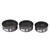 3Pcs Cake Pan Set Prevent Sticking Round Springform Pan with Removable Bottom Baking Tool for Cheesecake Pizza Bread 18/20/22