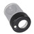Magnifying Viewing Jar Multifunction Waterproof Magnifying Glass Storage Jar with LED Light for Home Travel Black
