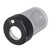Magnifying Viewing Jar Multifunction Waterproof Magnifying Glass Storage Jar with LED Light for Home Travel Black