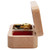 Mechanical Wooden Music Box Jewelry Ring Box Home Ornament Gifts for Birthday Valentine's Day