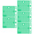 5Pcs Reusable Queen Bee Isolator Portable Queen Introducing Cage Beekeeping ToolsGreen