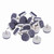 20x Furniture Table Chair Leg Floor Felt Pad Skid Glide Slide DIY Nail Protector White 24mm