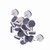 20x Furniture Table Chair Leg Floor Felt Pad Skid Glide Slide DIY Nail Protector White 24mm