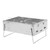 Outdoor Barbecue Grill Portable Foldable Charcoal Stainless Steel BBQ Grill for Outdoor Picnic Camping Cooking