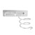 Hair Dryer Rack Aluminum Alloy Wall Mounted Hairdressing Blower Bracket Holder for BathroomBright Color