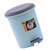 Foot Pedal Trash Can Household Large Capacity Multifunctional Kitchen Garbage Can with Lid Blue