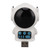 Air Purifier White Spaceman Shape Air Purification Negative Ion Purifier for Car Bedroom Office Desktop