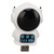 Air Purifier White Spaceman Shape Air Purification Negative Ion Purifier for Car Bedroom Office Desktop