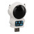 Air Purifier White Spaceman Shape Air Purification Negative Ion Purifier for Car Bedroom Office Desktop