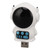 Air Purifier White Spaceman Shape Air Purification Negative Ion Purifier for Car Bedroom Office Desktop