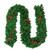 2.7M LED Christmas Garland Decorations with Lights Christmas Rattan Door Hanger for Fireplace Windows and Garden