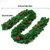 2.7M LED Christmas Garland Decorations with Lights Christmas Rattan Door Hanger for Fireplace Windows and Garden
