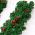 2.7M LED Christmas Garland Decorations with Lights Christmas Rattan Door Hanger for Fireplace Windows and Garden