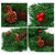 2.7M LED Christmas Garland Decorations with Lights Christmas Rattan Door Hanger for Fireplace Windows and Garden