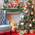 2.7M LED Christmas Garland Decorations with Lights Christmas Rattan Door Hanger for Fireplace Windows and Garden