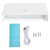 Modern LED Wall Light Motion Sensor Rechargeable Magnetic Up and Down Lighting LED Wireless Wall Lamp with Switch for Hallway Staircase Living Room White
