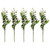 5PCS Artificial Berries Artificial Pip Berry Stems Decoration for Living Room Office White