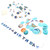 Space Theme Hanging Decoration Spiral Garlands Happy Birthday Banners for Children Birthday Decor