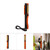 1Pc Portable Led Hand Torch USB Rechargeable Magnet Clip Work Light Inspection Lamp (Orange)