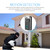 Wireless Video Doorbell 720P Visual Real-time Intercom Wi-Fi Video Bell PIR Detection Night Vision 2-Way Talk Home Security Camera with 166° Viewing Angle Smart Door Bell Supports Cloud Storage or TF Card