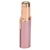 Electric Facial Hair Trimmer Lipstick Shaped Lightweight Mini USB Charging Face Shaver Hair Remover for WomenRose Gold