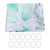 Plant Pattern Shower Curtain Innovative Waterproof Bath Curtain for Bathroom Home Bathtubs150x180cm