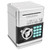Electronic Piggy Bank Simulation ATM Password Money Box Cash Coins Saving Box Gift for KidSilver