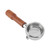 58mm Coffee Portafilter Stainless Steel 2 Ears Detachable Filter Holder Portafilter with Wooden Handle Dual Spout for Nuova Coffee Machine Style 1