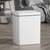 Motion Sensor Trash Can 14L Battery Powered ABS Quiet with Lid Automatic Garbage Can for Living Room Kitchen