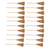 20pcs Mini Witch Broom White Rope Decoration DIY Mini Witch Miniature Witch Broom for Halloween Party Stage Performance
