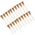 20pcs Mini Witch Broom White Rope Decoration DIY Mini Witch Miniature Witch Broom for Halloween Party Stage Performance