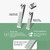 Pedicure & Manicure Tool Kit Portable Nail Clippers Set with Nail File Trimmer Eyebrow Trimmer Clip Dead Skin Removal Tool for Hand Foot Care