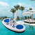 13inch Weighted Pool Vacuum Head with Nylon Bristles Swivel Hose Connection Cleaner for Swimming Pool