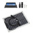 15W 18V Solar Cell Panel Monocrystalline Solar Panel Portable Solar Panel Kit for Car Boat(Solar +30A Controller )