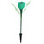 4Pcs Outdoor Solar Power Tulip LED Flower Light Waterproof Garden Lawn Lamp DecorationGreen