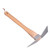 Pick Axe Simple Practical Fine Workmanship Stainless Steel Wood Material Digging Tools