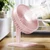 USB Desk Fan Strong Wind Low Noise 3 Speeds Portable Small Personal Fan for Home Office Use Pink
