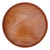 Round Wood Tray MDF Wooden Serving Platter Charcuterie Serving Board for Kitchen Counter Home Coffee Table Farmhouse Decor Brown 24cm/9.4in