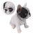 Garden Bulldog Ornaments Resin Colorfast Lovely Outdoor Bulldog Resin Statue for Home Decoration Sitting Little Bulldog