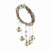 Witch Bell Wind Chimes Rattan Metal Hanging Decorative Wind Chimes for Door Porch Garden Decor