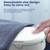 Denture Bath Box Cup Large Space Easy to Clean PP Denture Bath Soak Container for Elderly People