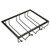 Metal Iron Wine Cabinet Rack Kitchen Dining Bar Cup Holder Hanger Shelf