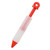 4 Nozzles Silicone Food Writing Pen Chocolate Decorating Tools Cake Mold (Red)