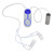 Electric Milking Machine Kit Portable Minitype Milker Machine for Goat Cow Sheep 100‑240VUS Plug