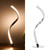 Neoglint 10W Spiral LED Table Light Dimmable 3 Lighting Colors Bedside Desk Lamp Nightstand Lamp for Bedroom Living Room Office