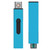 USB Electronic Rechargeable Flameless Cigar Cigarette Lighter Windproof Male Gifts(Blue)